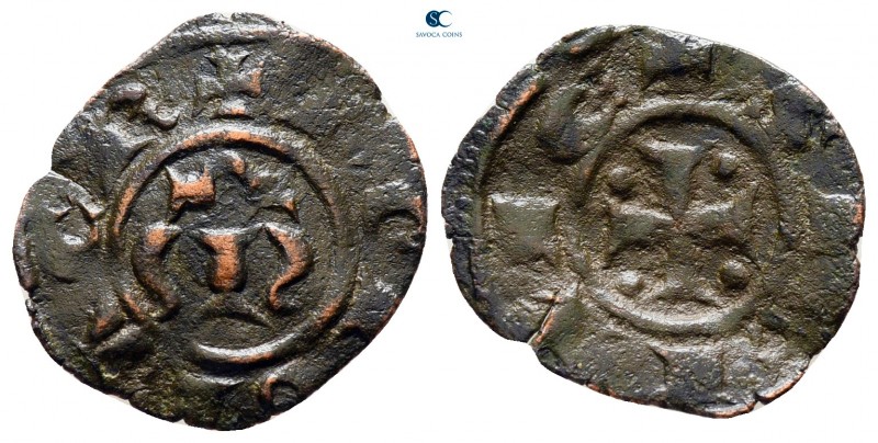 Manfredi AD 1258-1266. Kingdom of Sicily. Messina
Denaro BI

16 mm., 0,71 g....