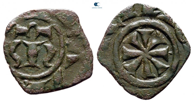 Manfredi AD 1258-1266. Kingdom of Sicily. Messina
Denaro BI

14 mm., 0,52 g....