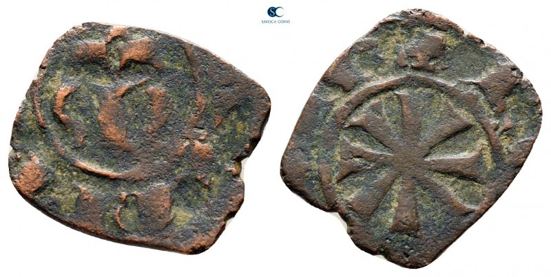 Manfredi AD 1258-1266. Kingdom of Sicily. Messina
Denaro BI

15 mm., 0,72 g....