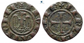 Federico II AD 1296-1337. Brindisi. Denaro BI