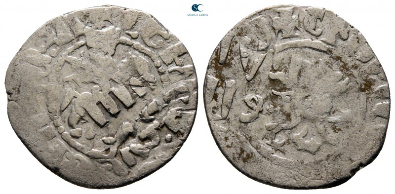 Levon IV AD 1320-1342. Overstruck with a dirham stamp. Uncertain mint
Takvorin ...
