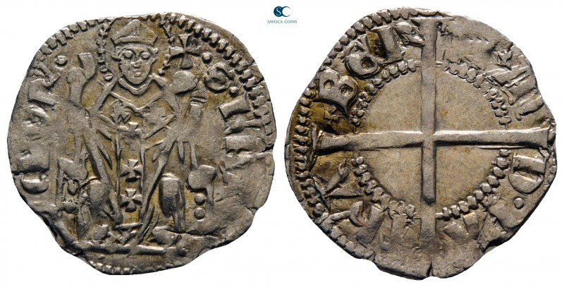 Bertando di San Genesio AD 1334-1350. Aquileia
Denaro AR

19 mm., 1,01 g.

...