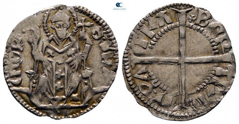 Bertando di San Genesio AD 1334-1350. Aquileia
Denaro AR

20 mm., 1,16 g.

...