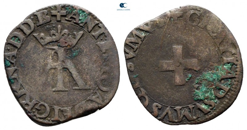 Liard AD 1548-1562. 


15 mm., 0,91 g.



Very Fine