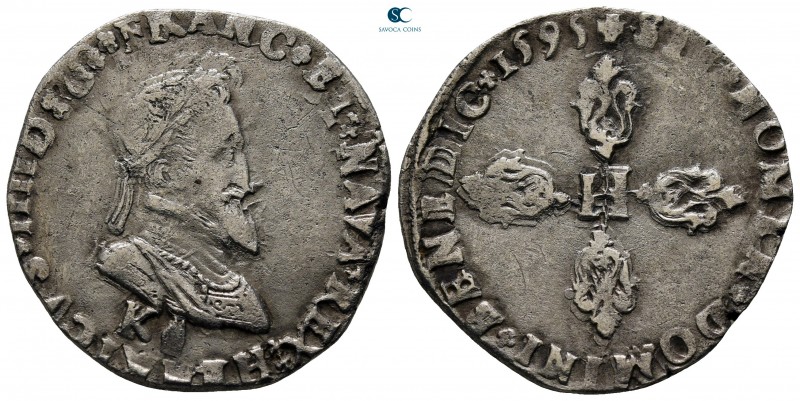 France. Lyon. Henry IV AD 1572-1610.
Franc AR 1595

28 mm., 6,96 g.



ve...