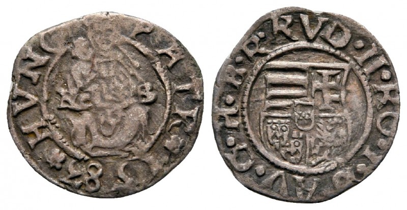 Hungary. AD 1583-1594.
Denar AR

15 mm., 0,49 g.



nearly very fine