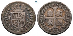 Spain. Mexico mint. Philipp V AD 1700-1746. 1/2 Real AR