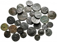 Lot of ca. 30 greek bronze coins / SOLD AS SEEN, NO RETURN!very fine