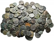 Lot of ca. 200 roman bronze coins / SOLD AS SEEN, NO RETURN!fine