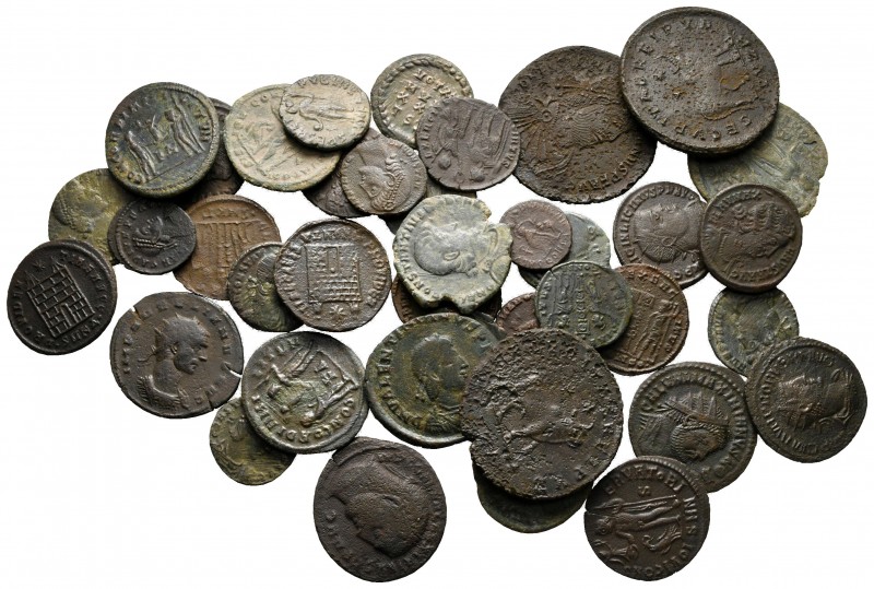 Lot of ca. 40 roman bronze coins / SOLD AS SEEN, NO RETURN!

nearly very fine