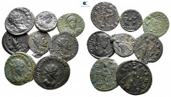 Lot of ca. 9 late roman bronze coins / SOLD AS SEEN, NO RETURN!very fine
