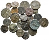 Lot of ca. 24 ancient bronze coins / SOLD AS SEEN, NO RETURN!
very fine