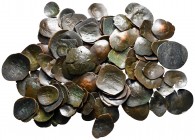 Lot of ca. 100 byzantine scyphate coins / SOLD AS SEEN, NO RETURN!fine