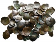 Lot of ca. 100 byzantine scyphate coins / SOLD AS SEEN, NO RETURN!nearly very fine