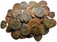 Lot of ca. 60 byzantine bronze coins / SOLD AS SEEN, NO RETURN!nearly very fine
