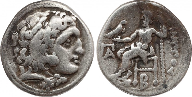 KINGS OF MACEDON. Philip III Arrhidaios (323-317 BC). Drachm. Kolophon.
Obv: Hea...