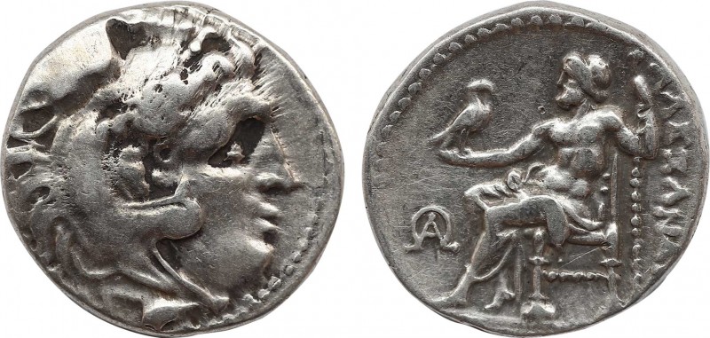 KINGS OF MACEDON. Alexander III 'the Great' (336-323 BC). Drachm. Mylasa.
Obv: H...