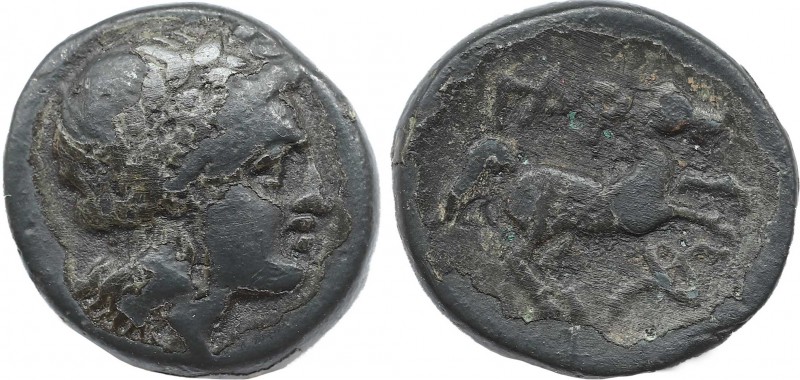 TROAS. Gargara. Ae (Circa 400-284 BC).
Obv: Laureate head of Apollo right.
Rev: ...