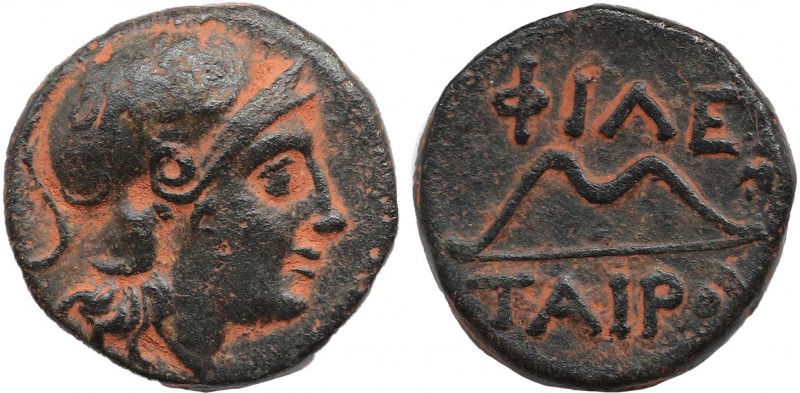 MYSIA . Pergamon. Philataerus. (Circa 281-187 BC).Obv: Head of Athena right wear...