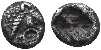 KINGS OF LYDIA. Time of Cyrus to Darios I (Circa 550/39-520 BC). 1/48 Stater. Sa...