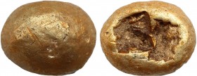 IONIA. Uncertain. EL Hekte (Circa 650-600 BC).
Obv: Plain globular surface.
Rev: Double incuse square punch.
Weidauer 4.
Condition: Very fine.
We...