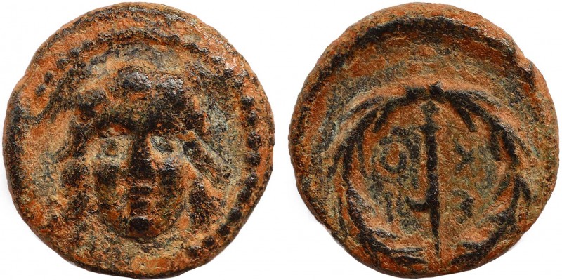 LYCAONIA. Ikonion. Ae (2nd-1st century BC).
Obv: Facing winged head of Medusa.
R...