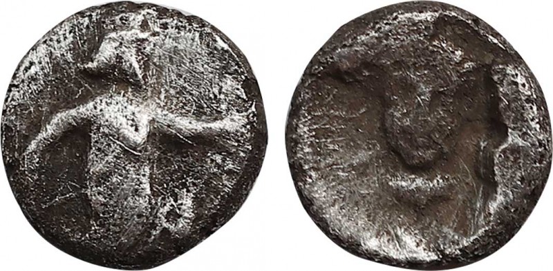 ACHAEMENID EMPIRE. Time of Darios I to Xerxes I (Circa 505-480 BC). 1/8 Siglos.
...