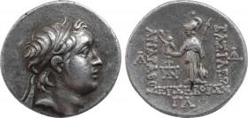 KINGS OF CAPPADOCIA. Ariarathes IV Eusebes (220-163 BC). Drachm. Dated RY 33 (188/187 BC).
Obv: Diademed head right.
Rev: BAΣΙΛΕΩΣ APIAPAΘOY EYΣEBOYΣ....