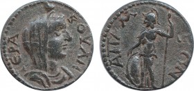 PHRYGIA. Apameia. ca. 2nd-3rd . AE 24. semi-autonomous civic issue under Roman rule. Obv: IEPA BOVΛ[H?] , female personification of the Boule (Civic C...