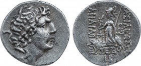 KINGS OF CAPPADOCIA. Ariarathes IX Eusebes Philopator (Circa 100-85 BC). Drachm. Mint A (Eusebeia under Mt. Argaios). Dated RY 13 (88/87 BC).
Obv: Dia...