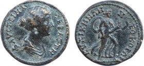 MYSIA. Cyzicus. Faustina II (Augusta, 147-175). Ae.
Obv: ?AVCT?INA C?BACTH.
Draped bust right.
Rev: KVZIKHN?N N?OKOP?.
Demeter advancing right, ho...