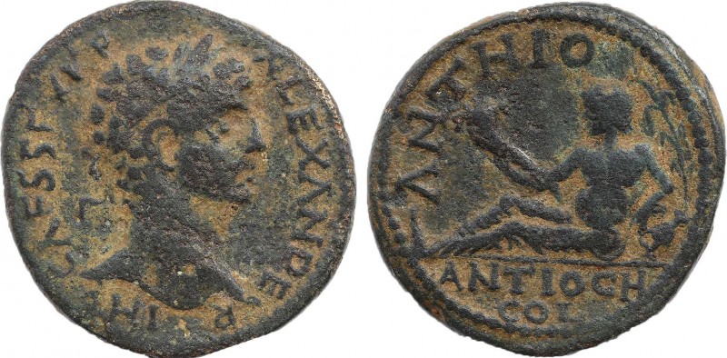 PISIDIA. Antioch. Severus Alexander (222-235). Ae.
Obv: IM CAES SEVERV ALEXANDER...