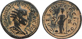 Pisidia. Antioch. Philip II AD 247-249.
Condition: Very fine.
Weight: 10.74 g.
Diameter: 27 mm.