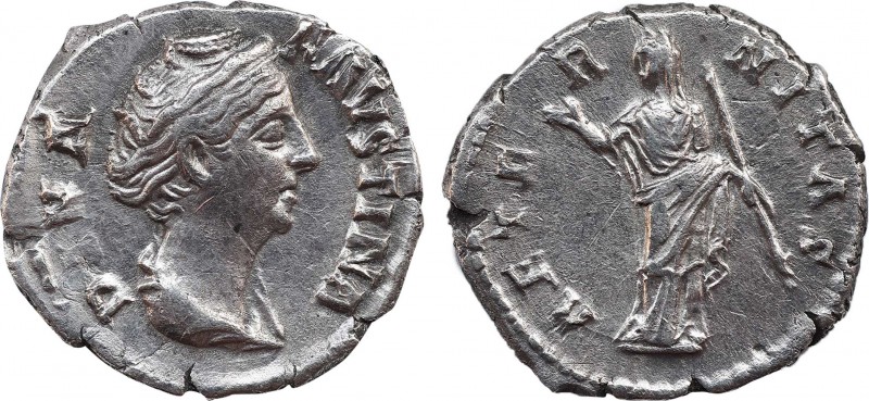 DIVA FAUSTINA I (Died 140/1). Denarius. Rome. Struck under Antoninus Pius. Obv: ...