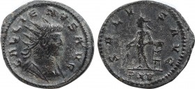 Gallienus.( 253-268). Antoninianus. Antioch.

Obv: GALLIENVS AVG, radiate and cuirassed bust right. Rev: 
SALVS AVG, Apollo standing left, holding bra...