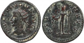 CLAUDIUS II GOTHICUS (268-270). Antoninianus. Antioch.
Obv: IMP C CLAVDIVS AVG.
Radiate, draped and cuirassed bust right left.
Rev: NEPTVN AVG.
Neprun...