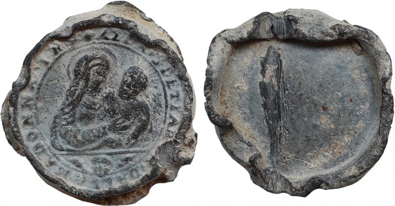 ITALY. Venice. Theriac Box Seal (Circa 17th century).
Obv: MADONA [...].
Half-le...