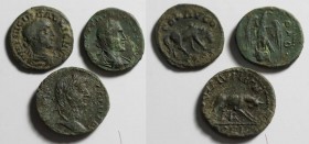 3 Roman Provincial Coins.