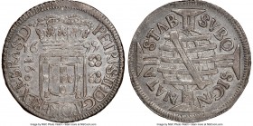 Pedro II Pair of Certified 160 Reis NGC, 1) 160 Reis 1695-(B) - XF40, Bahia mint, KM80. Narrow Crown variety. 2) 160 Reis 1699-(R) - AU53, Rio de Jane...