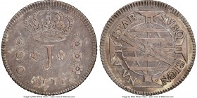 Jose I 300 Reis 1771-R XF45 NGC, Rio de Janeiro mint, KM196, LMB-291. Overlaid with a blended lilac and steel tone. 

HID09801242017

© 2020 Heritage ...