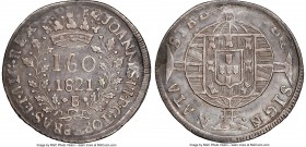 João VI 160 Reis 1821-B XF40 NGC, Bahia mint, KM323.2, LMB-458. Expressing steel-hued surfaces with remnants of luster throughout.

HID09801242017

© ...