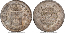 João Prince Regent 320 Reis 1817-R MS62 NGC, Rio de Janeiro mint, KM255.1, L&M-411. Lustrous and displaying pale amber obverse highlights.

HID0980124...