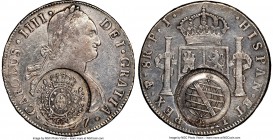 Minas Gerais. João Prince Regent Counterstamped 960 ND (1808) XF Details (Cleaned) NGC, KM242, LMB-450. C/S (AU Strong). Counterstamped on 1807 Bolivi...