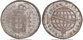 João Prince Regent Pair of Certified 960 Reis NGC, 1) 960 Reis 1813-R - MS61. Overstruck on Chile Bust 8 Reales of Charles IV dated 1804. 2) 960 Reis ...