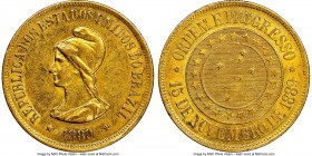 Republic gold 20000 Reis 1889 AU58 NGC, Rio de Janeiro mint, KM497, LMB-711 First year of type. AGW 0.5286 oz.

HID09801242017

© 2020 Heritage Auctio...