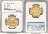 Republic gold 20000 Reis 1895 AU Details (Obverse Cleaned) NGC, Rio de Janeiro mint, KM497, LMB-715. Displaying only trivial wear, obverse hairlines i...