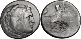 Continental Greece. Kings of Macedon. Alexander III 'the Great' (336-323 BC). AR Tetradrachm, posthumous issue, Pamphylia, Aspendos mint, 194-193 BC. ...