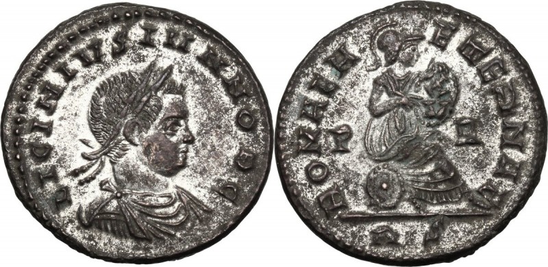 Licinius II (317-324). AE 19 mm, 318-319, Rome mint. Bust right, laureate, drape...