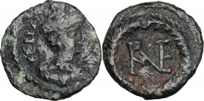 Ostrogothic Italy. Municipal bronze coinage of Ravenna. AE Decanummium, circa 53...