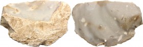 Neolithic stone chisel. Stone age, Europe (?). 9.5 x 6.5 cm.